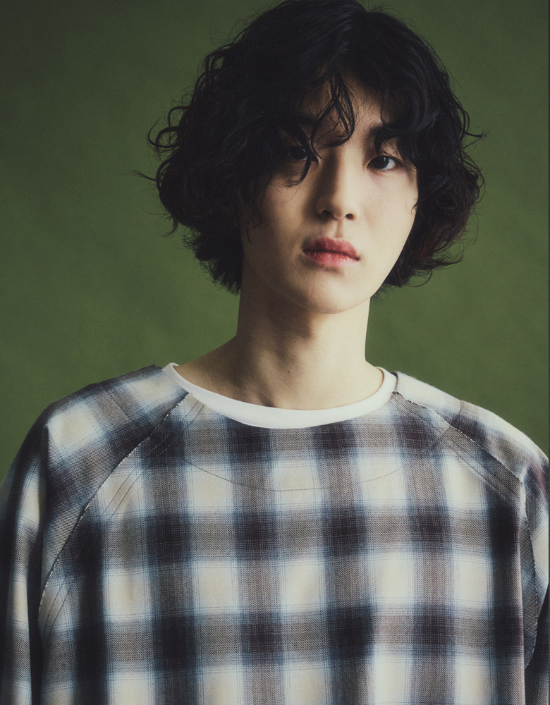PARABOLA S/S CHECK PULLOVER_TYPE 3